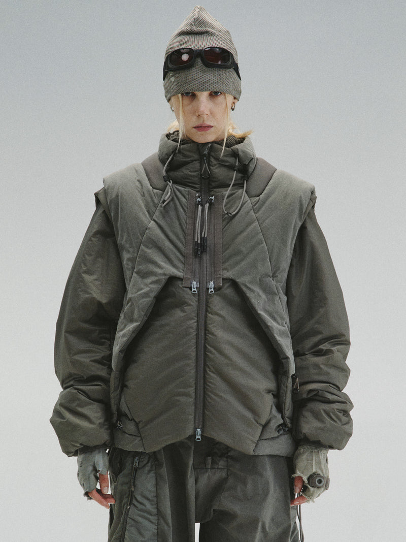Stellalchemist Multi-Form Quilted Vest/Jacket/Coat [Modular Two
