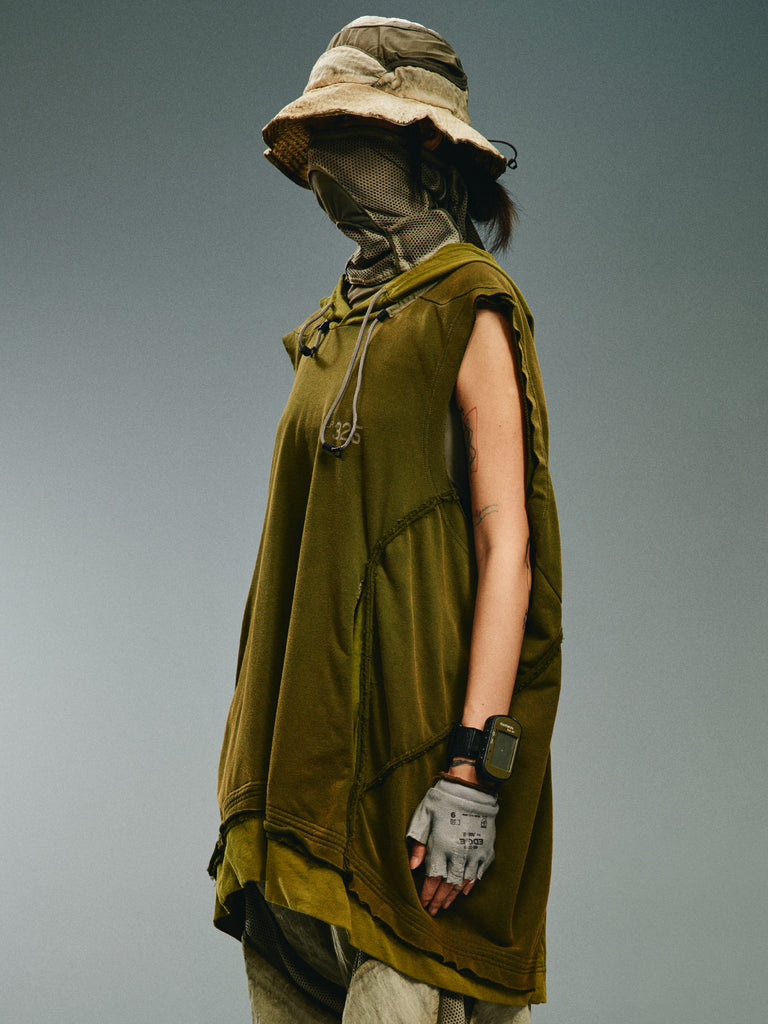 【HAMCUS】DEEP DWELLERS HOODED TANK TOP TM / Deep Dwellers Hooded Tank Top – HAMCUS