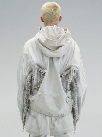 x MOSAISPARIS / MOERAE'S chains - Bearer's Hooded jacket