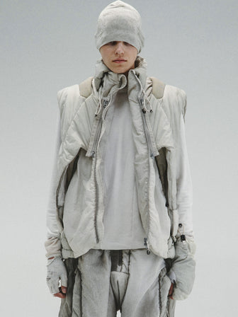 Stellalchemist Multi-Form Quilted Vest/Jacket/Coat [Modular Two-Piece Set]