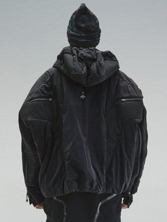 GOB / X3_12 - Bionic Membrane Wing Wax-Coated Padded Jacket