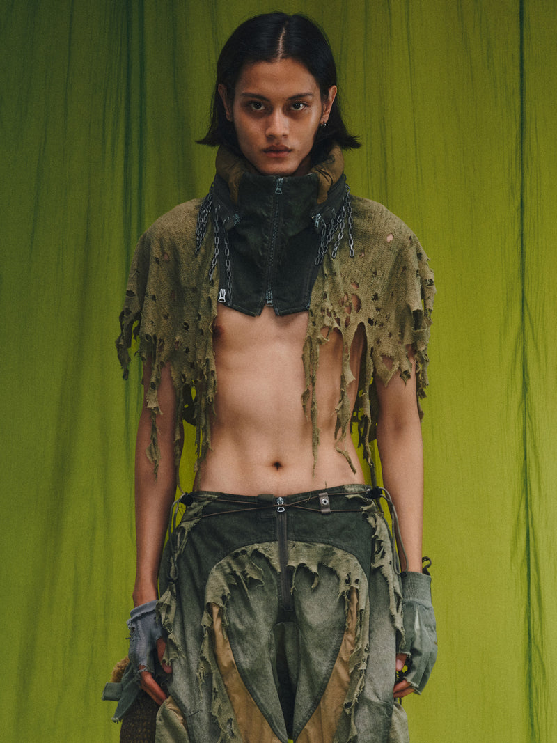x MOSAISPARIS / MOERAE'S chains - A-3 Corroded Collar - mounted External Neck Guard Module