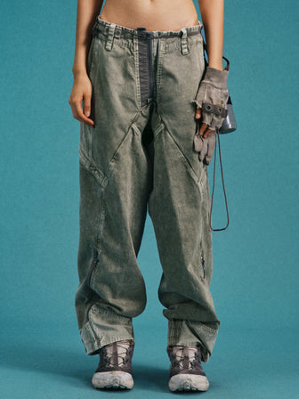 SUM / Work-Weathered Denim Pants