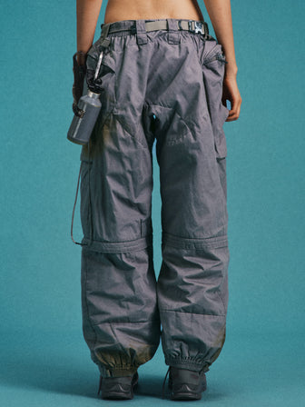 Raiden-17 / Dust-Laden Warden‘s Washed Waxed Modular Padded Trousers