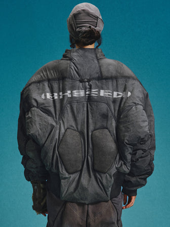 Raiden-17 / Dust-Laden Warden's Washed-Padded Parka