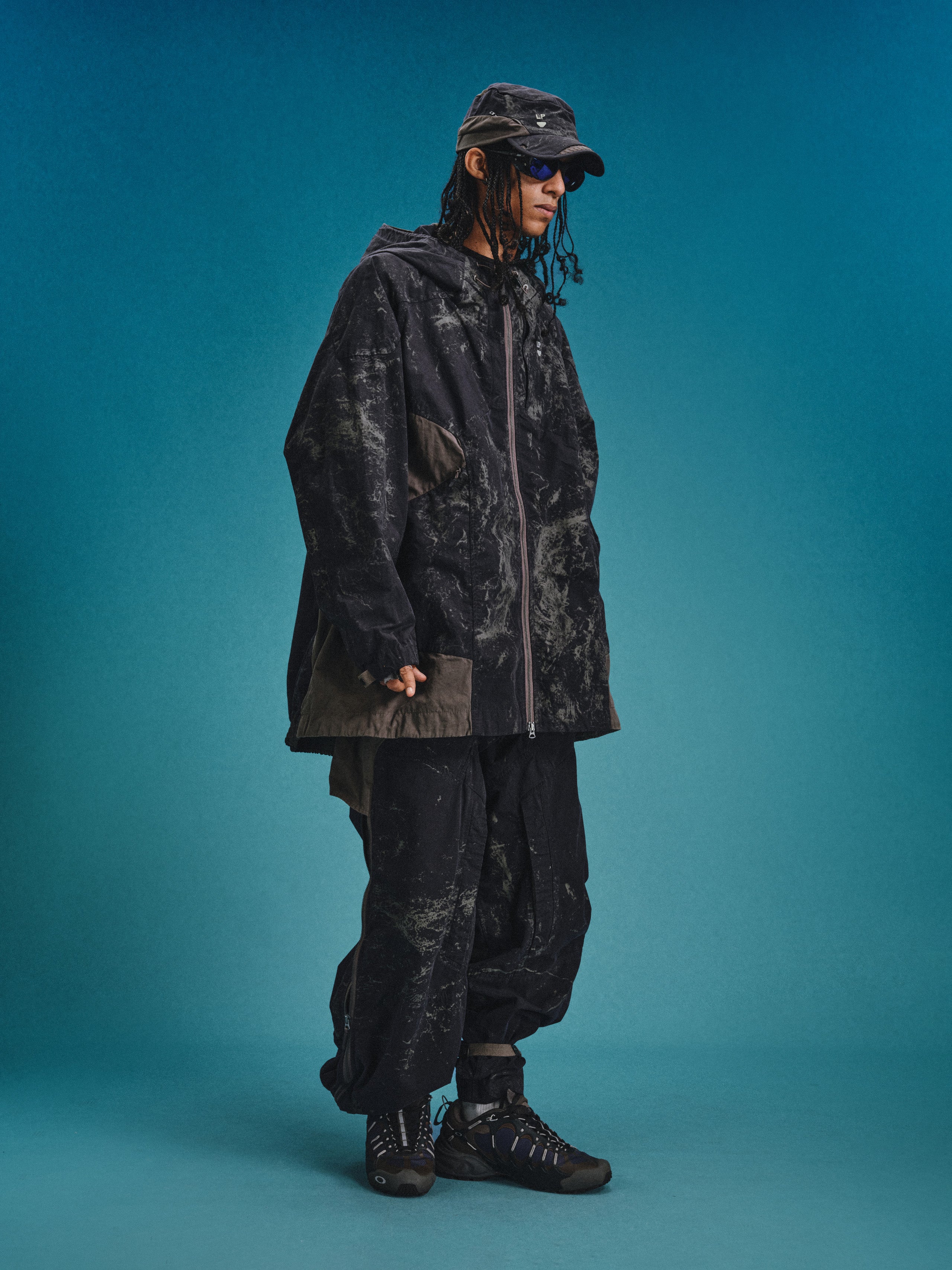 SCAPE ATRAS JACKET CAMO Mサイズ STEEPC Camo MA2 Multi-Pocket Patchwork Reversible Jacket