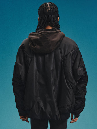 Raiden-17 / Low-Orbit MA-1 Aged Faux-Layered Padded Bomber