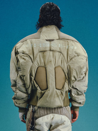 Raiden-17 / Dust-Laden Warden's Washed-Padded Parka