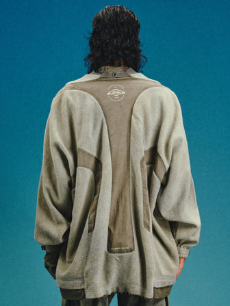 AMS / Contour-Knit Overdyed Pullover