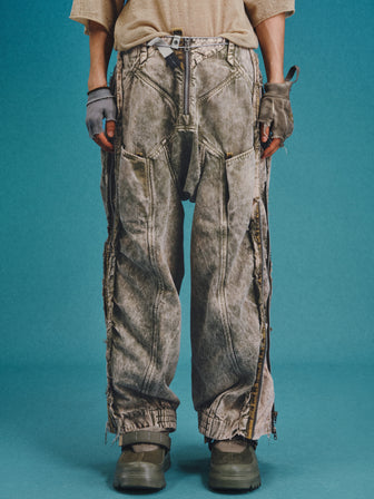 EX-6 /  Wayfarer‘s Heavy-Wash Tassel-Striped Jeans