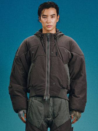 EX-6 / Night-Watch‘s Washed Padded Hooded Parka