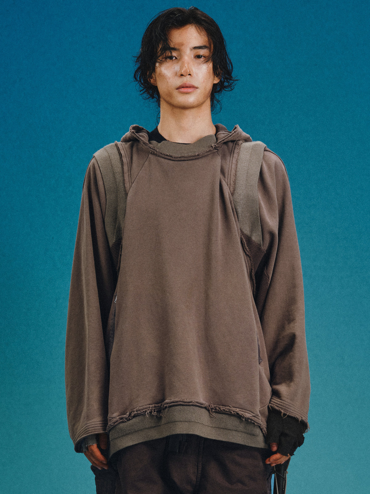 LPU / Reclaimer‘s Aged-Washed Hoodie
