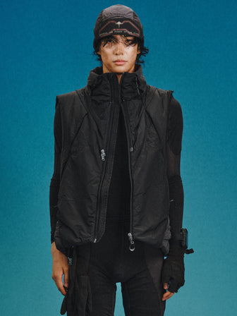 Stellalchemist Multi-Form Quilted Vest/Jacket/Coat [Modular Two-Piece Set]