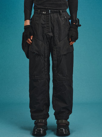 Raiden-17 / Dust-Laden Warden‘s Waxed Modular Padded Trousers