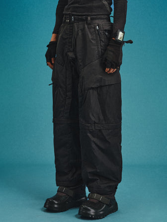 Raiden-17 / Dust-Laden Warden‘s Waxed Modular Padded Trousers
