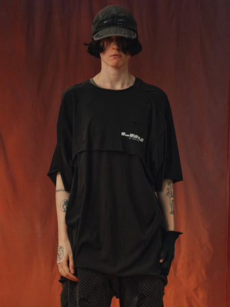 LPU / Union Star-Ring Layered T-Shirt