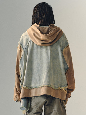 EM / Migrant Neck Gaiter Hoodie Pullover