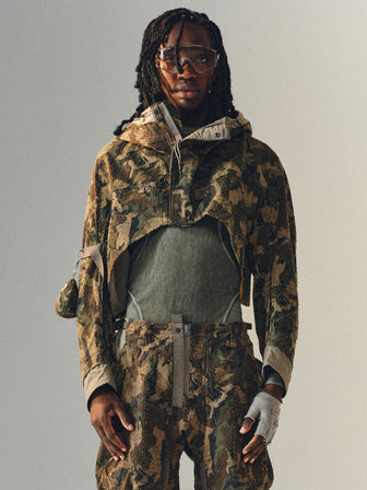 REA-PESA / Pattern-2 Military Camo Tactical Cropped Jacket