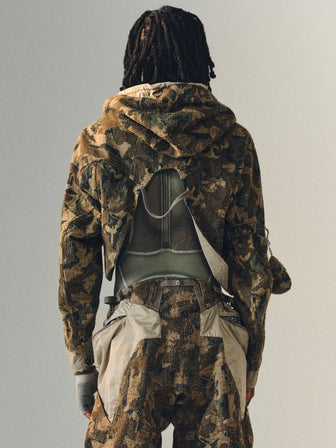 REA-PESA / Pattern-2 Military Camo Tactical Cropped Jacket