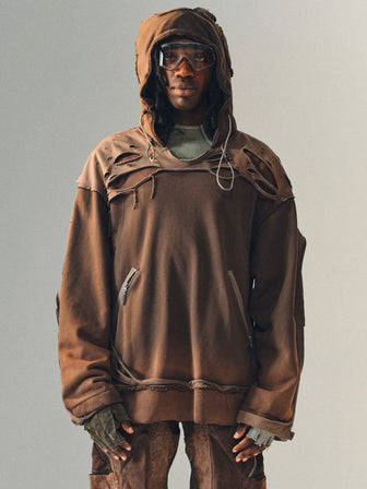EM / Waste Exile Heavyweight Hooded Sweatshirt