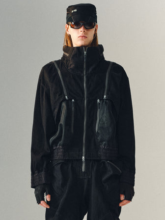 REA-PESA / Patroller Detachable Sleeve Denim Jacket
