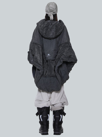 LPU / Expandable Cocoon-style Padded Hoodie