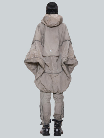 LPU / Expandable Cocoon-style Padded Hoodie