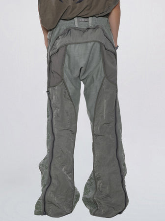 LP-EHF / Textured-Camo Exo-Frame Expand Flare Pants