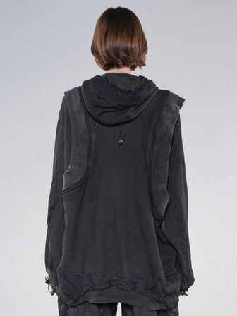 LPU / Reclaimer‘s Aged-Washed Hoodie