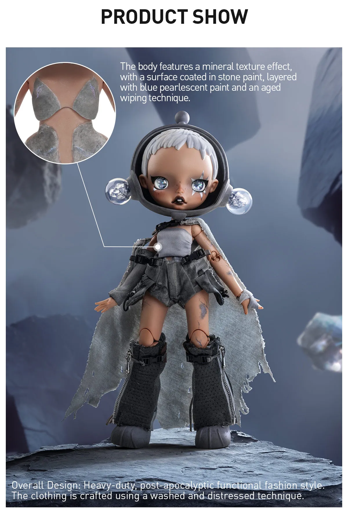 POPMART SKULLPANDA LUMA アクションフィギュア x Popmart Skullpanda / LUMA _ 1/6 Poseable Action Figure