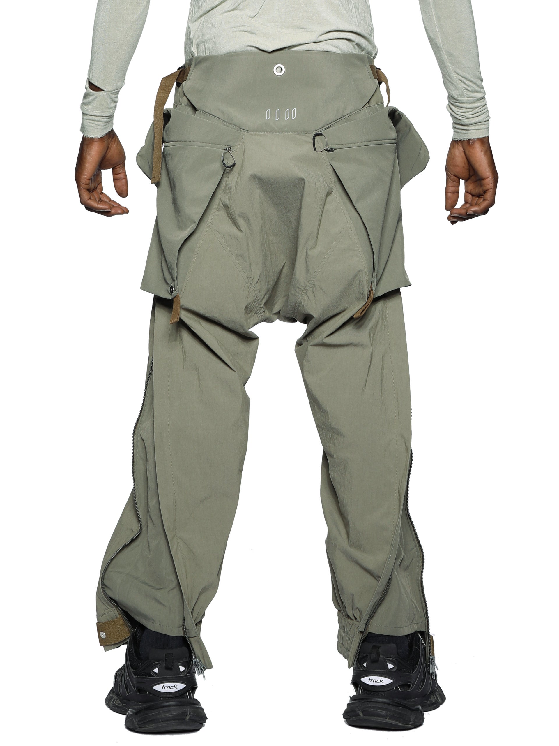 LAYERED PANEL CARGO PANTS