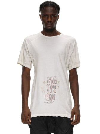 EMBROIDERY T-SHIRT - DYED