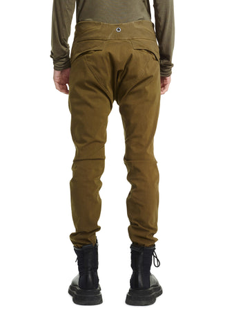 GEO SLIM-FIT TROUSERS WITH KNEE OPENING