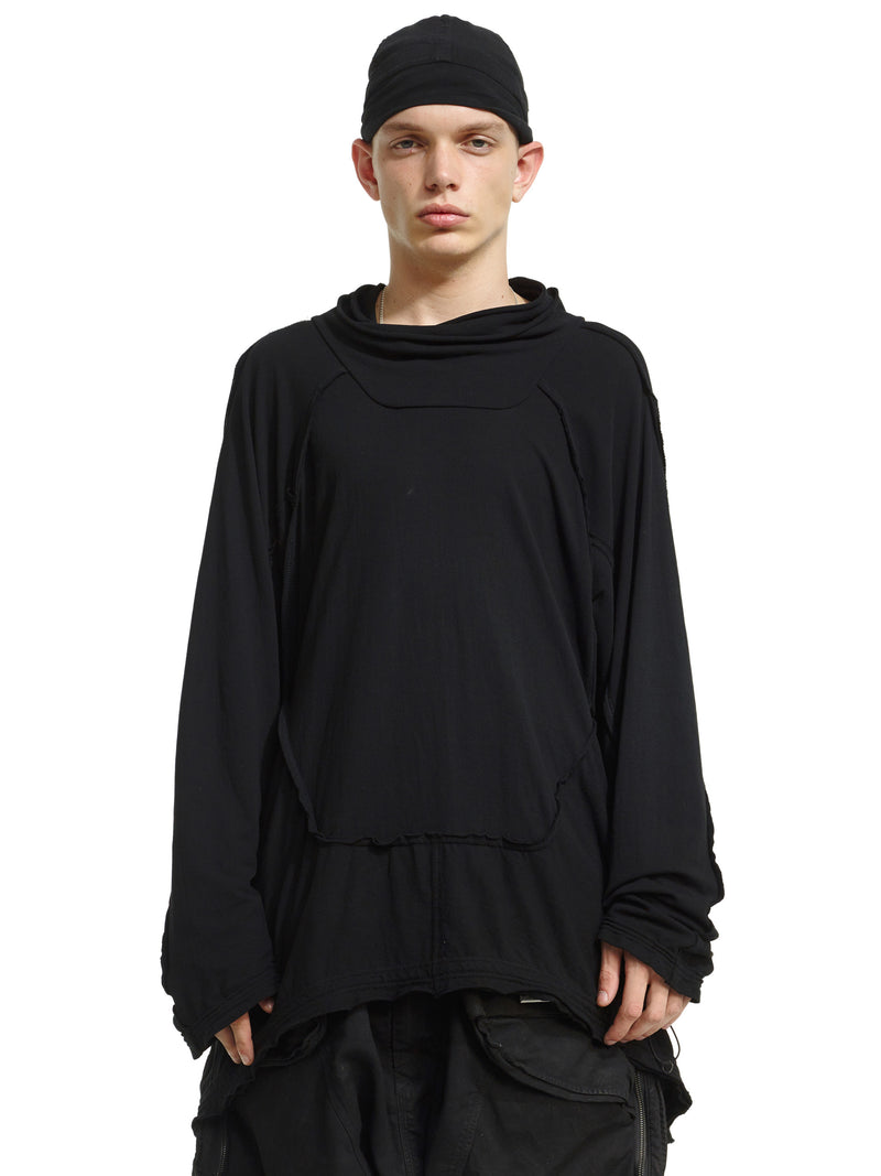 EXPOSED SEAMS PANEL T-SHIRT – HAMCUS