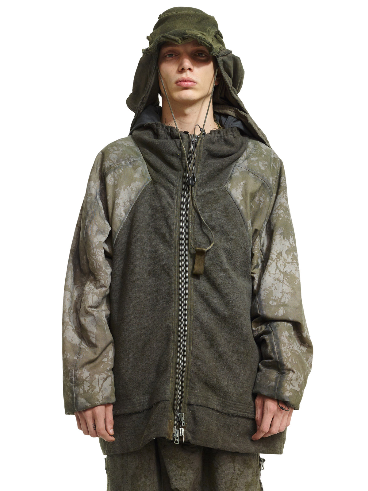 Camo Hoodie w/ padded sleeves
