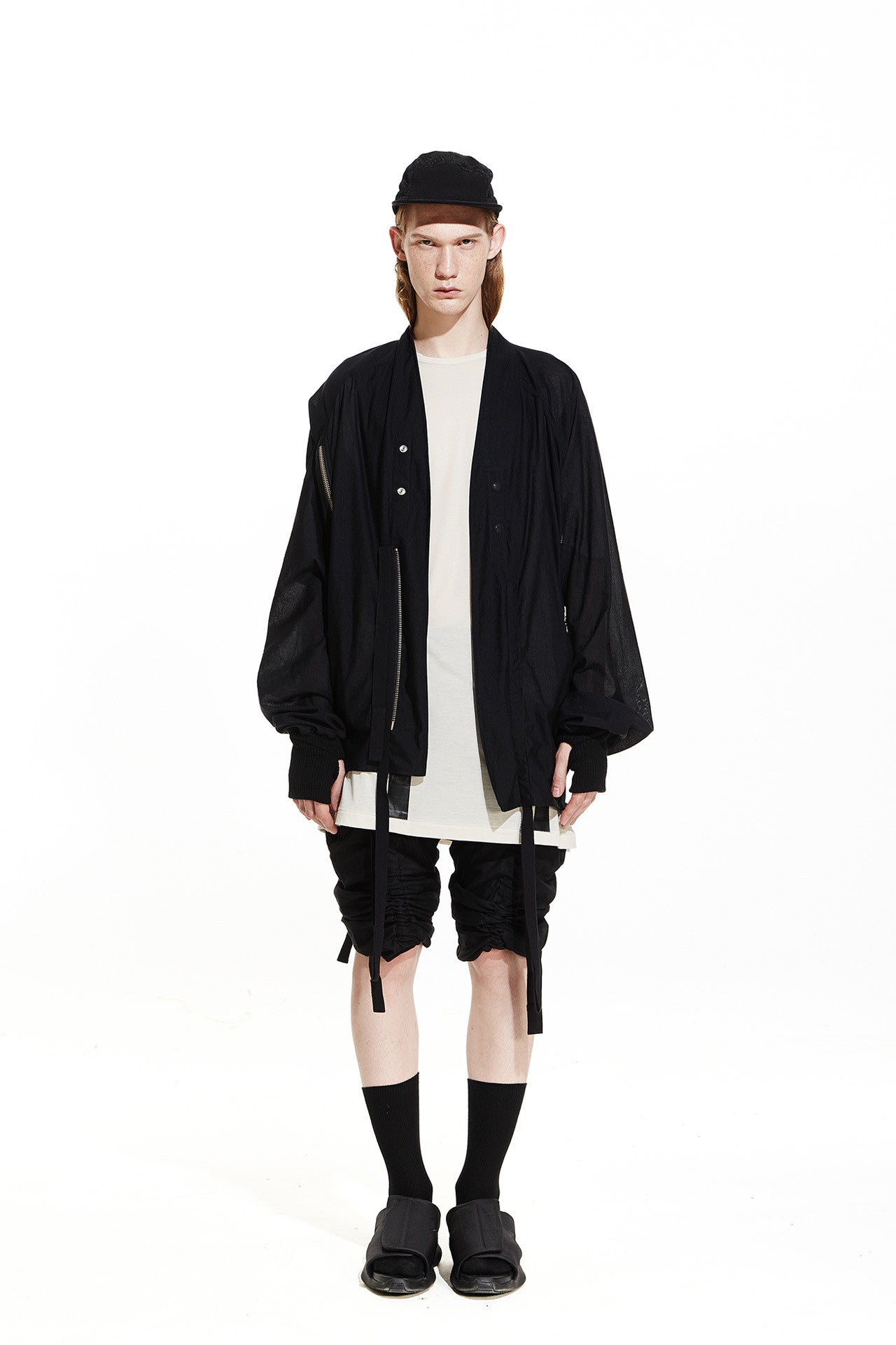 Handvaerk - Pima Cotton-Jersey Bomber Jacket - Black Handvaerk