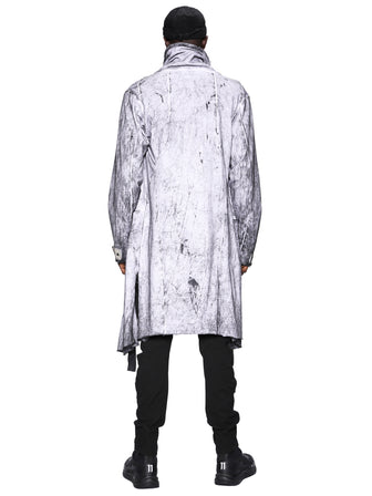 "FROST" WIRED COLLAR TERRY LONG COAT
